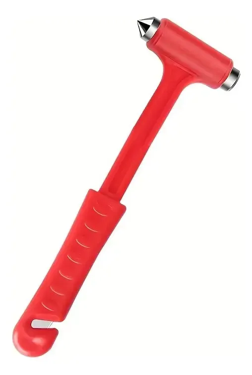 Martillo Emergencia Automotriz Vidrio Y Cortar Cinturon