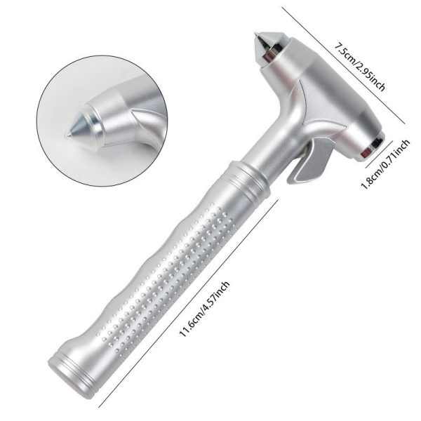 Multi Functional Outdoor Life Hammer Car Window Breaker