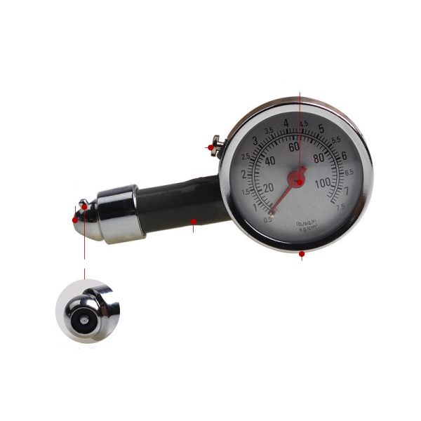 Metal Tire Pressure Gauge For Car Tire Pressure Monitoring