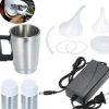 220V Headlight Restoration Kit, Power Funnel Cap, Rubber Gasket, Atomizing Cup