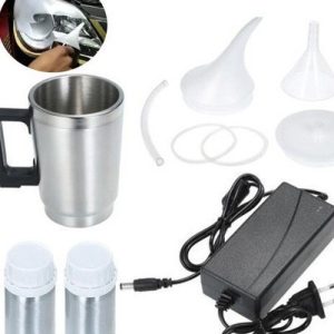 220V Headlight Restoration Kit, Power Funnel Cap, Rubber Gasket, Atomizing Cup