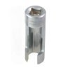 17mm side slot oxygen sensor socket diagram with dimensions showing 12.5mm square drive and 45mm slot depth.
