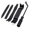 5PCS classic black nylon trim removal tools laid out on a white background.