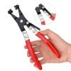 Automotive Repair Pliers Tool Kit, Auto Service Hand Pliers Set with Red‑Edge Zipper Storage Pouch for Car DIY & Workshop Repair