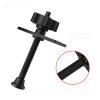 Full view of the black brake caliper press tool showing the ergonomic nylon knob and curved pressure plate.