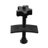 Full view of the black brake caliper press tool showing the ergonomic nylon knob and curved pressure plate.