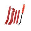 5PCS classic red nylon trim removal tools laid out on a white background.