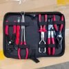 Automotive Repair Pliers Tool Kit, Auto Service Hand Pliers Set with Red‑Edge Zipper Storage Pouch for Car DIY & Workshop Repair