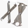 详情-10 Silver metal fuel line disconnect tools in 2-in-1 and 4-in-1 configurations, designed for removing automotive quick release couplings on fuel, oil, and AC lines.