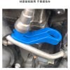 Set of 7 blue plastic fuel line disconnect tools in various sizes ranging from 1/4 inch to 7/8 inch, used for removing automotive quick release connectors and AC lines.