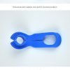 Set of 7 blue plastic fuel line disconnect tools in various sizes ranging from 1/4 inch to 7/8 inch, used for removing automotive quick release connectors and AC lines.