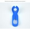 Set of 7 blue plastic fuel line disconnect tools in various sizes ranging from 1/4 inch to 7/8 inch, used for removing automotive quick release connectors and AC lines.