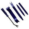 5PCS classic blue nylon trim removal tools laid out on a white background.