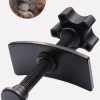 Full view of the black brake caliper press tool showing the ergonomic nylon knob and curved pressure plate.