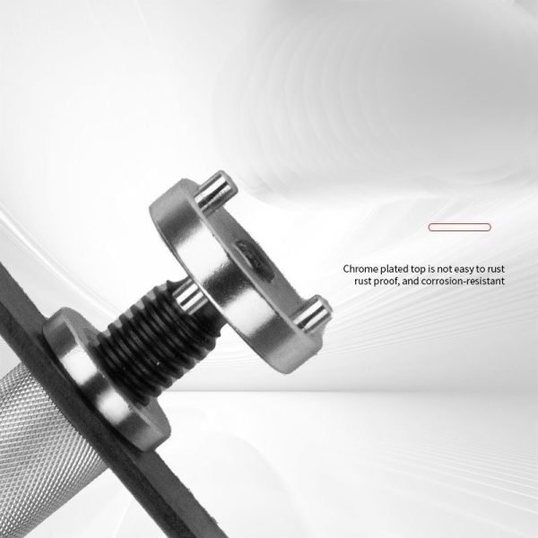 Complete 3-piece brake caliper wind-back tool set displayed clearly, showing the main tool, black backing plate, and chrome adapter.